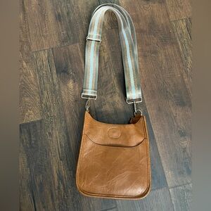 Social Threads Vegan Messenger Bag with Shoulder Strap